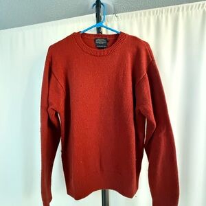 Pendleton Red Crewneck Sweater Classic Knit